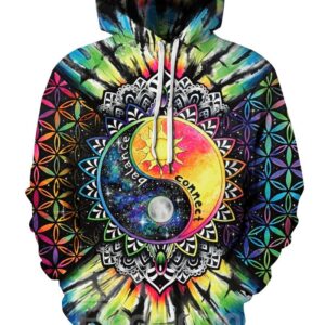 Unisex Pullover Lightweight Kangaroo Pocket 3D Painted Hoodie