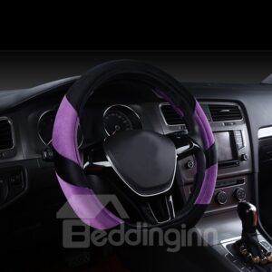 Fashion And Popular Well Designed Short Plush Material Medium Steering Wheel Cover