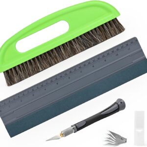 EHDIS Wallpaper Smoothing Tool Kit Wallpaper Smoothing Brush Large Wallpaper Squeegee for Applying Peel and Stick Wallpaper, Vinyl Backsplash Tile,Smoothing Wallcovering