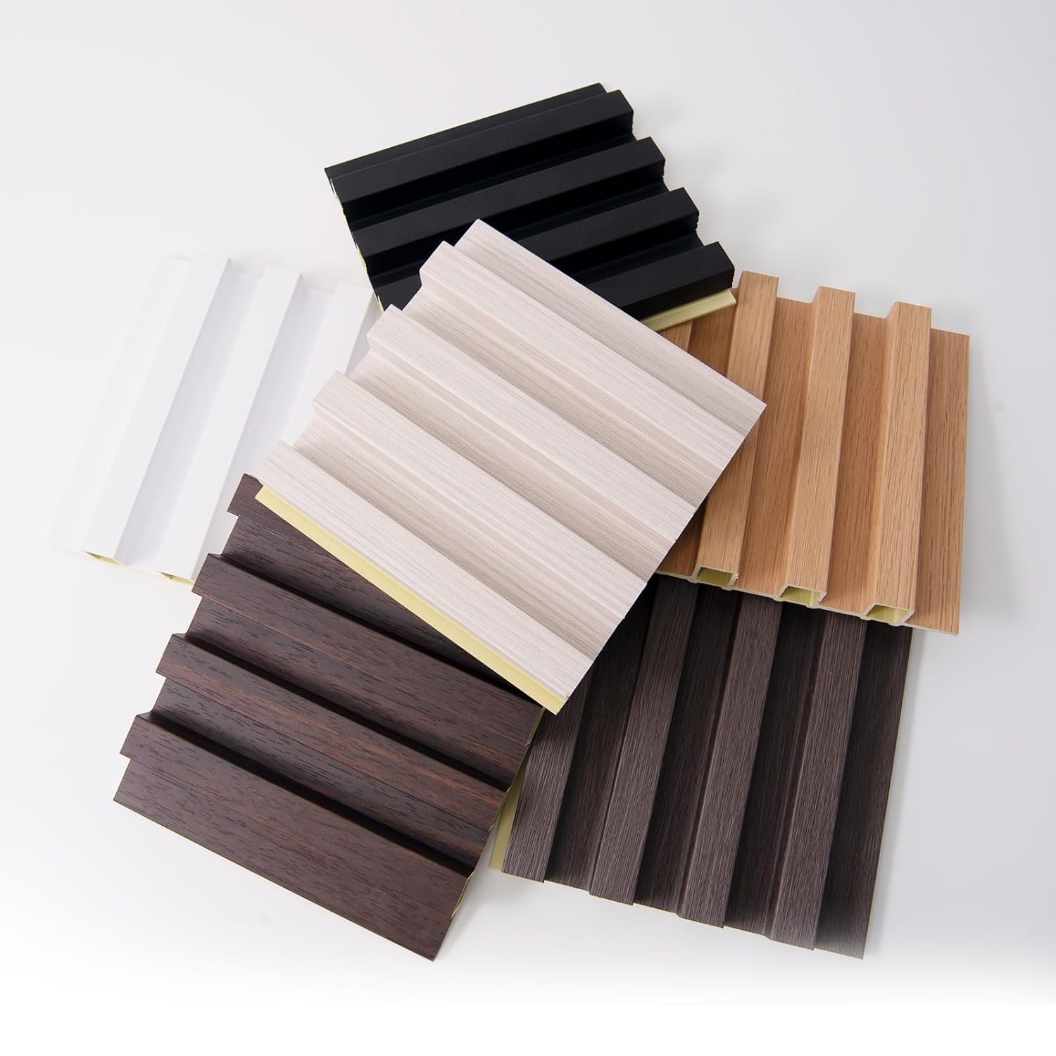 Art3d Slat Wall Panel for Modern Decor, WPC Acoustic Diffuser Panel, Samples 6-Pack 6 x 6in. - Image 3