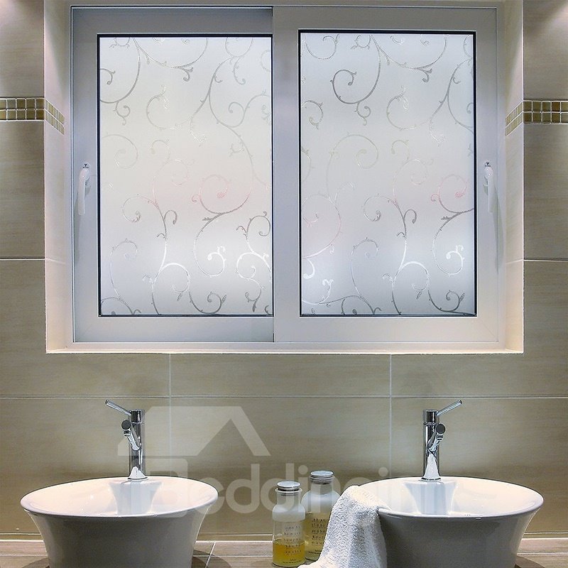 Plain Window Film No-glue Sticker Obscure Glass