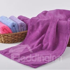 Super Water Absorption Pure Color Thick Towel