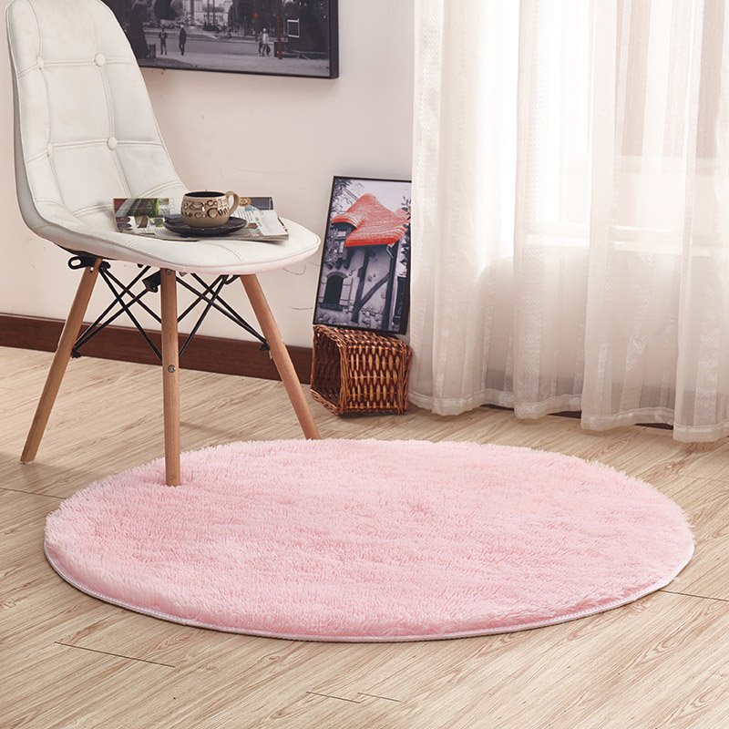 Fluffy Shaggy Large Rugs Anti-Slip Round Soft Carpet Mat Floor Living Room Bedroom Rug - Image 11
