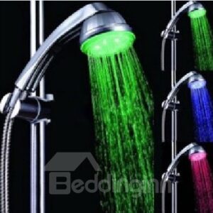 colour temperature contral Changing LED  A Grade ABS Chrome Finish   Shower head