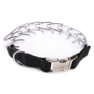 Ultra-Plus Prong Training Collar Stainless Steel with Silver Plating