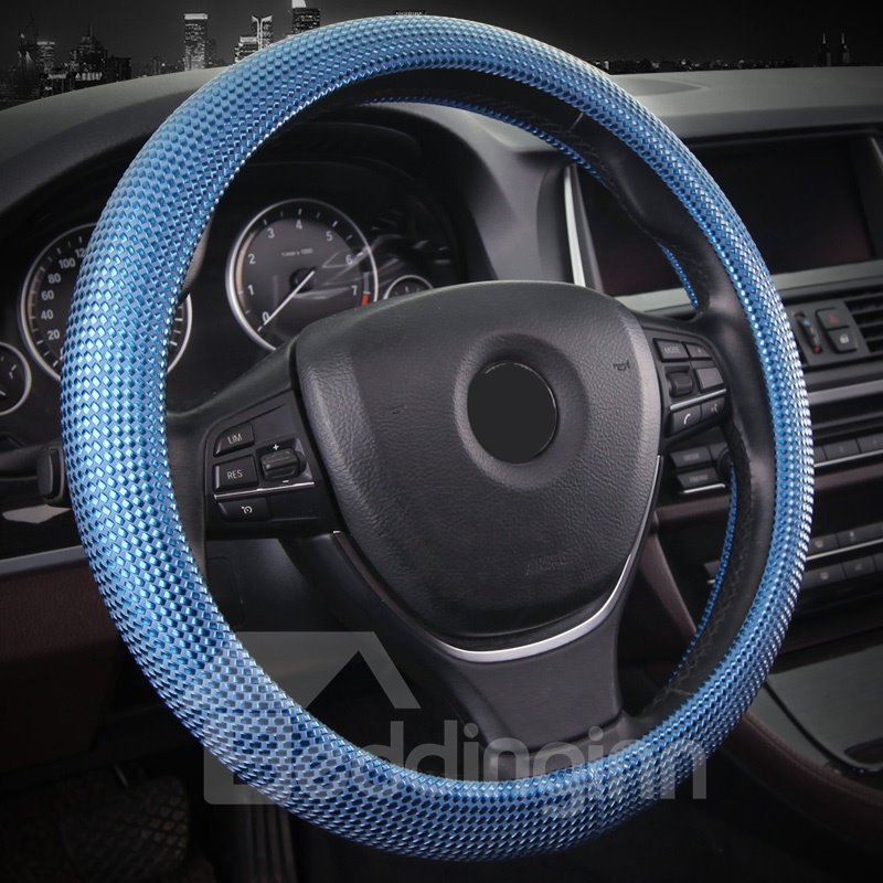 Simple Style PVC Material Color Block All Seasons Steering Wheel Cover