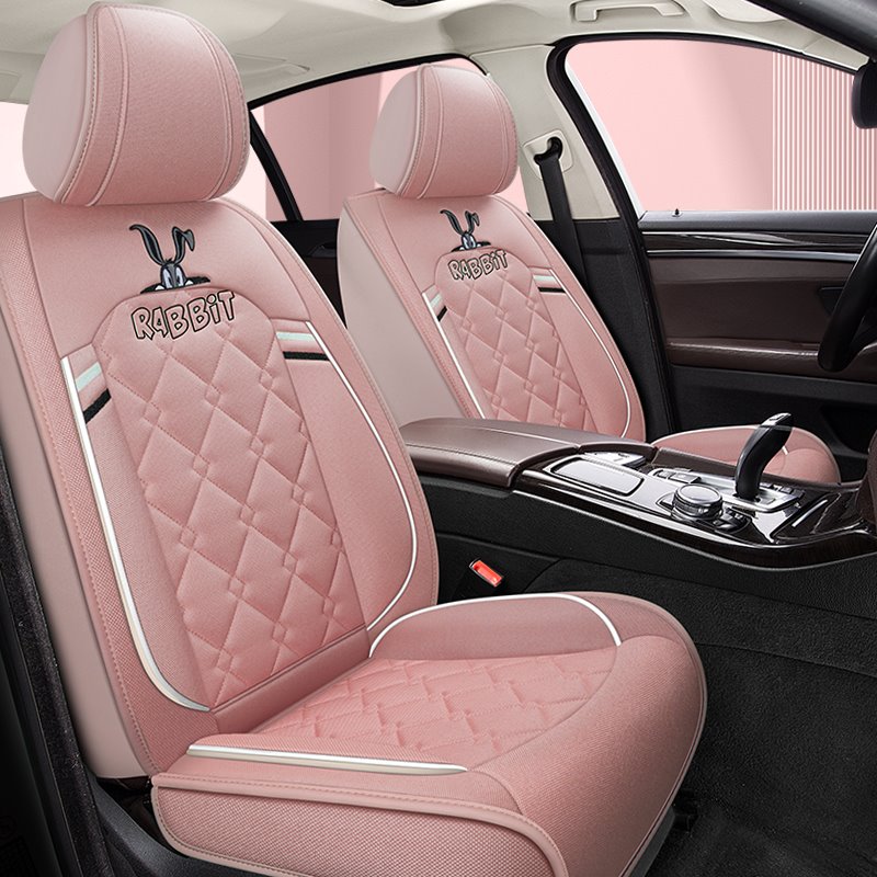 PU Animal Cotton Seat Cover Universal Fit Seat Covers Lovely Design For Girls Durable Unfading Material Universal Fit Seat Covers