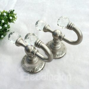 Luxury Alloy Wall Mounted Window Curtain Holdback 1 Pair