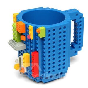 Creative DIY Build-on Brick Unique Gift Plastic Coffee Mug