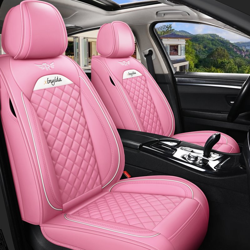 Wear-resistant Leather Universal Fit Seat Covers Suitable for Most 5 Seats Cars and Pickup Trucks - Image 5