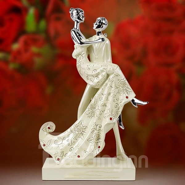 Romantic Resin 4-Color Dancing Lovers Desktop Decoration - Image 3