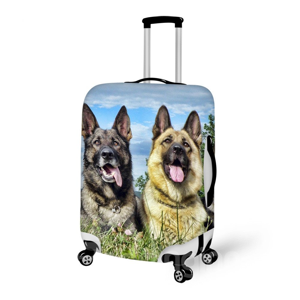 Popular Dog Pattern 3D Painted Luggage Cover - Image 2