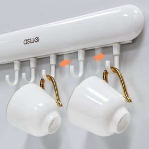 Wall Hooks  Clothes Hats Traceless Hook Hole-free Shelving Towel Rack for Bathroom Bedroom or Kitchen Decor Strong Adhesive Bearing on The Wall