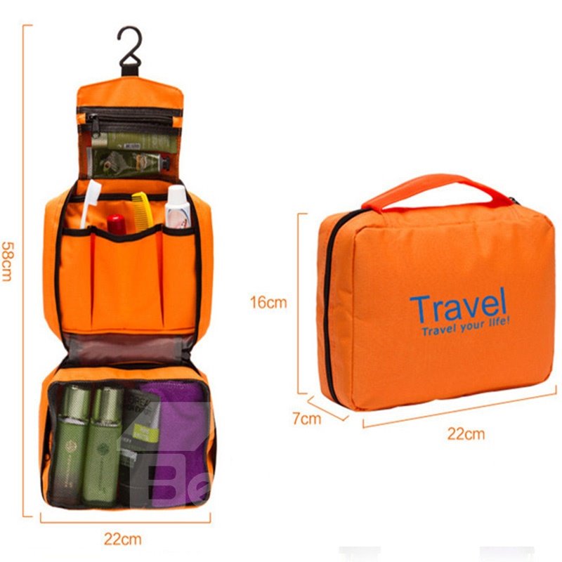 Portable Hanging Travel Toiletry Bag Waterproof Makeup Cosmetic Bag - Image 2