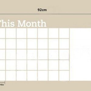 Must-Have Whiteboard Month Planner Memo Removable Wall Sticker