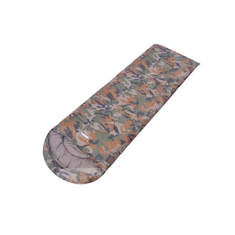 Camouflage Portable Waterproof Cold-Weather Sleeping Bag for Adults - Image 2