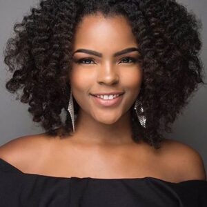 Medium Hairstyles Natural Black Kinky Curly Synthetic Hair Lace Front Wigs 12 Inches