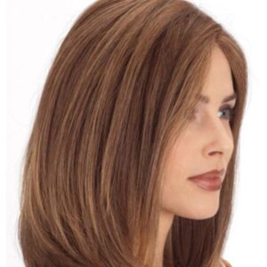 Short Bob Hairstyles Middle Part Women's Straight Synthetic Hair Wigs Breathable Elastic Capless Wigs 14Inch