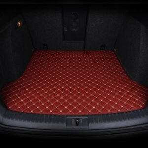 3 Color Geometric Pattern Waterproof Car Trunk Mat For Santana