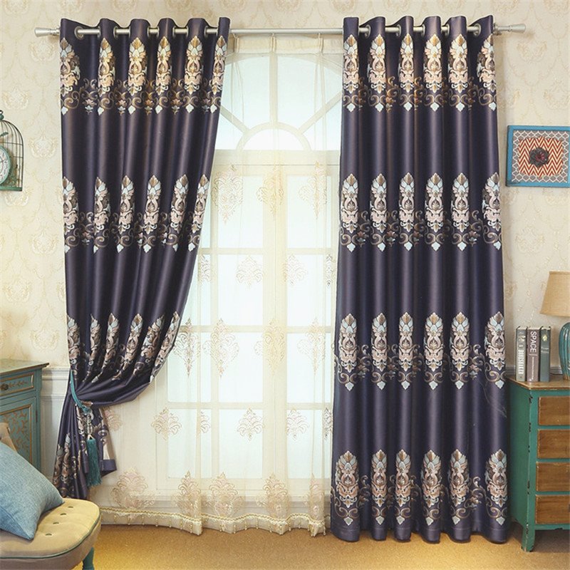 European Classic High Quality Organza Decorative Custom Sheer Curtain for Living Room Bedroom 2 Panels - Image 10