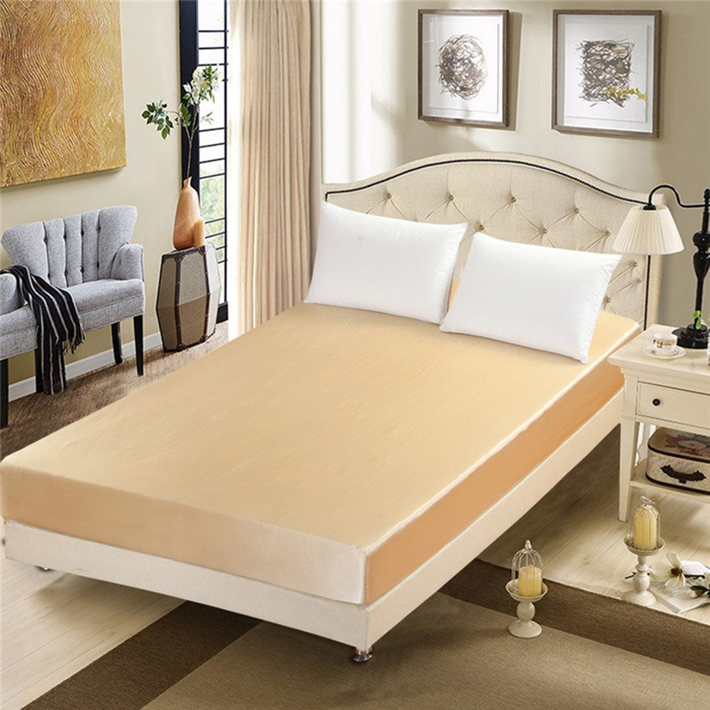 Hotel Luxury Silky Bed Sheets Extra Soft Microfiber Sheet Set Wrinkle Fade Stain Resistant Fitted Sheet Pillow Cases - Image 22