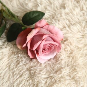 Rose Artificial Silk Fake Flowers Bridal Wedding Bouquet Decoration Home Office Party Decor Arrangements