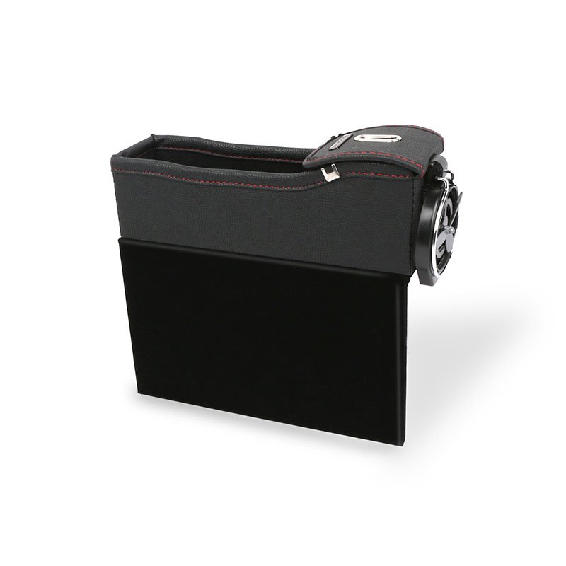 Car Seat Storage Box Gap Storage Box Bag Box Vehicle-Mounted Multi-Functional Leather Water Cup Holder - Image 6