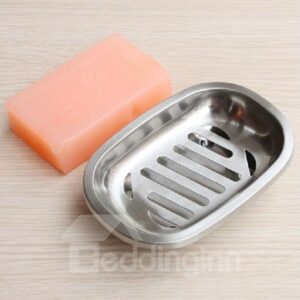 Fashion Concise Leaking Design Stainless Steel Soap Box