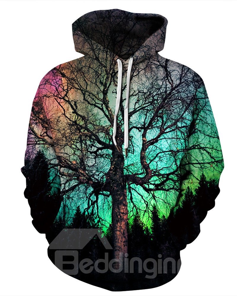 Cool Design Vivid Color Pullover Casual Style 3D Painted Hoodie - Image 5