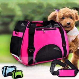 Travel Pet Bag with Bottom Cushion Pad Cat Dog Puppy Carrier