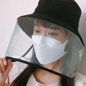 Protective Cap Black Shielding Against Wind And Sand Fisherman's Cap Baseball Cap Anti-droplet Unisex