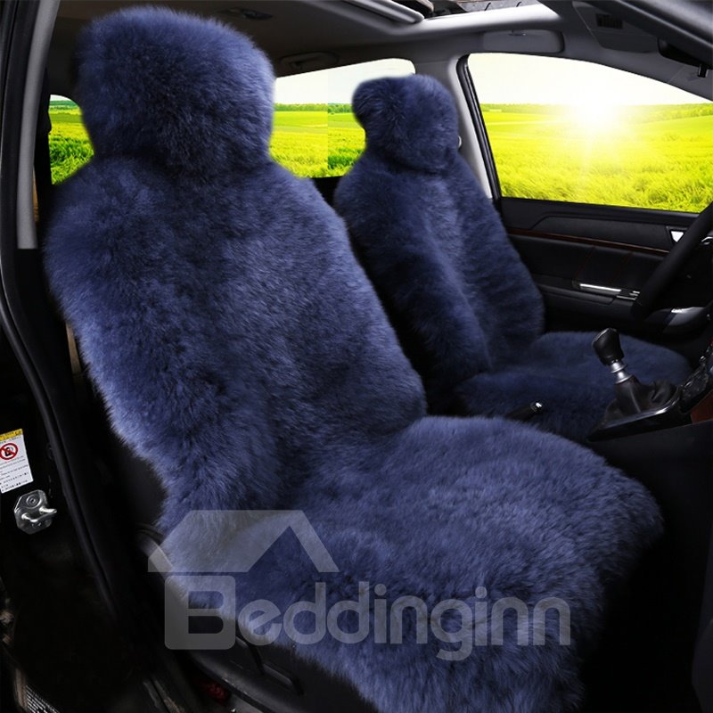 New Comfortable And Soft Lambswool Warm Fashion Car Seat Cover - Image 3