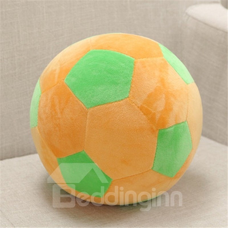 Personalized Sports Soccer Ball Shaped Decorative Pillow - Image 2