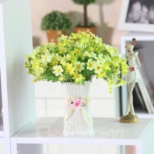 Pretty Artificial Flowers Daisy Table Flower Set