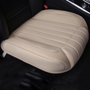 Car Seat Covers 2 Pack, Edge Wrapping Car Front Seat Covers Pad Mat for Auto Supplies Office Chair with PU Leather