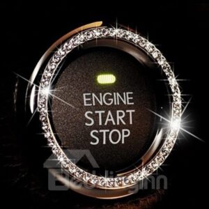 Sparkling Rhinestone Button Start Decorations