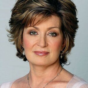 Layered Synthetic Hair Short Wavy 8 Inches Capless Wigs for Older Women