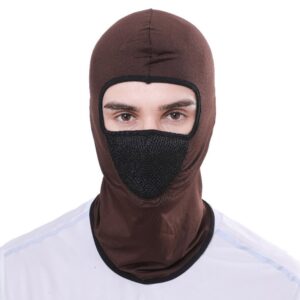 Face Shield Cycling Ventilation Shield Sports Outdoor Motorcycle Dust And Sunscreen Shield Head Cover Lycra CS Shield Mesh