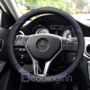 Leather Ultra-Comfortable Feel Steering Wheel Cover