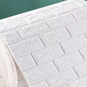 2.2x32ft/Roll 3D Tile Brick Wall Sticker Self-adhesive Waterproof Foam Panel Wallpaper