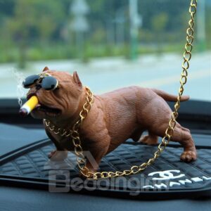 Automobile Decoration American Bully Dog Modeling Can Be Put In The Car Bedroom Office Living Room Etc