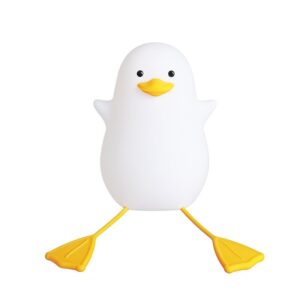 Silicone Night Light Nursery Duck Lamp for Baby Adult Kids Room Light Up