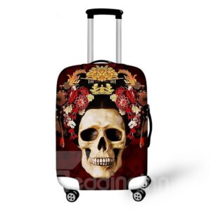 Creative Skull Queen Pattern 3D Painted Luggage Cover