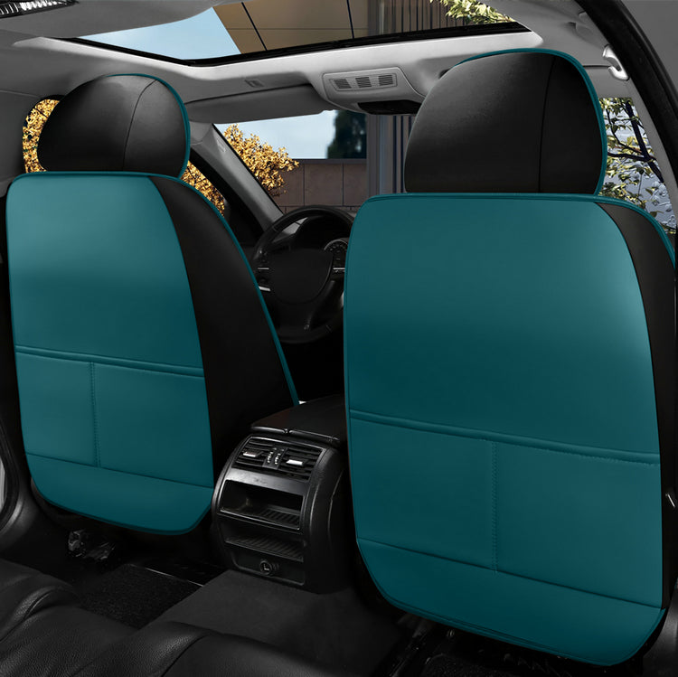 Universal Fit Car Seat Cover Full Set for 5-Seater Sedan SUV Diamond Pattern Faux Leather Vehicle Cushion Cover - Image 4