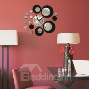 Creative Acrylic Mirror Surface Three-dimensional Wall Clock