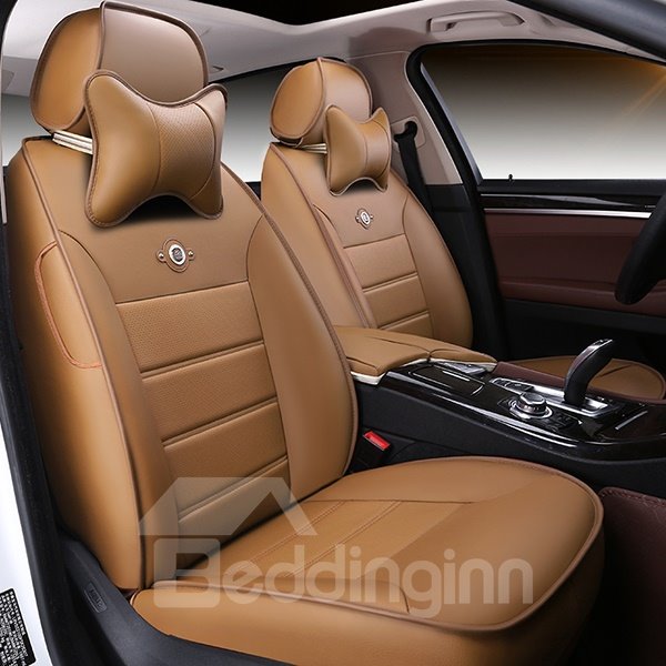 Classic and Durable PU Leather Material Fit Seven Seats Custom Fit Seat Covers - Image 4
