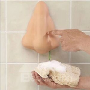 Big Nose Shape Bathroom Decor Shampoo Shower Gel Bottle
