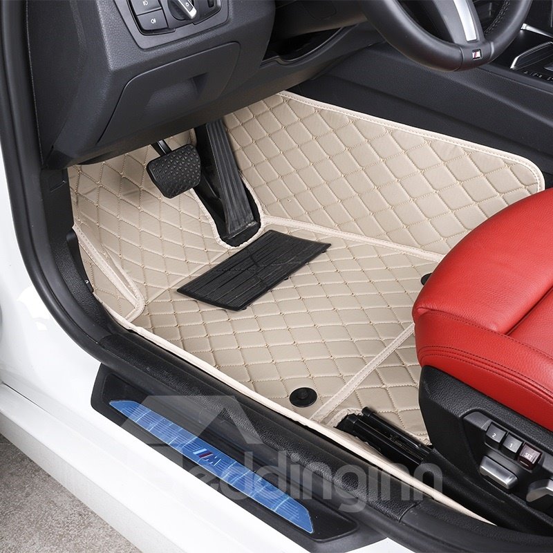 Plain Pattern XPE Material Waterproof Custom Fit Car Floor Mat - Image 3