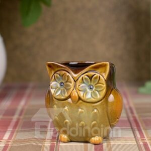 Super Cute Owl Desktop Decoration Organizer Pen Holder