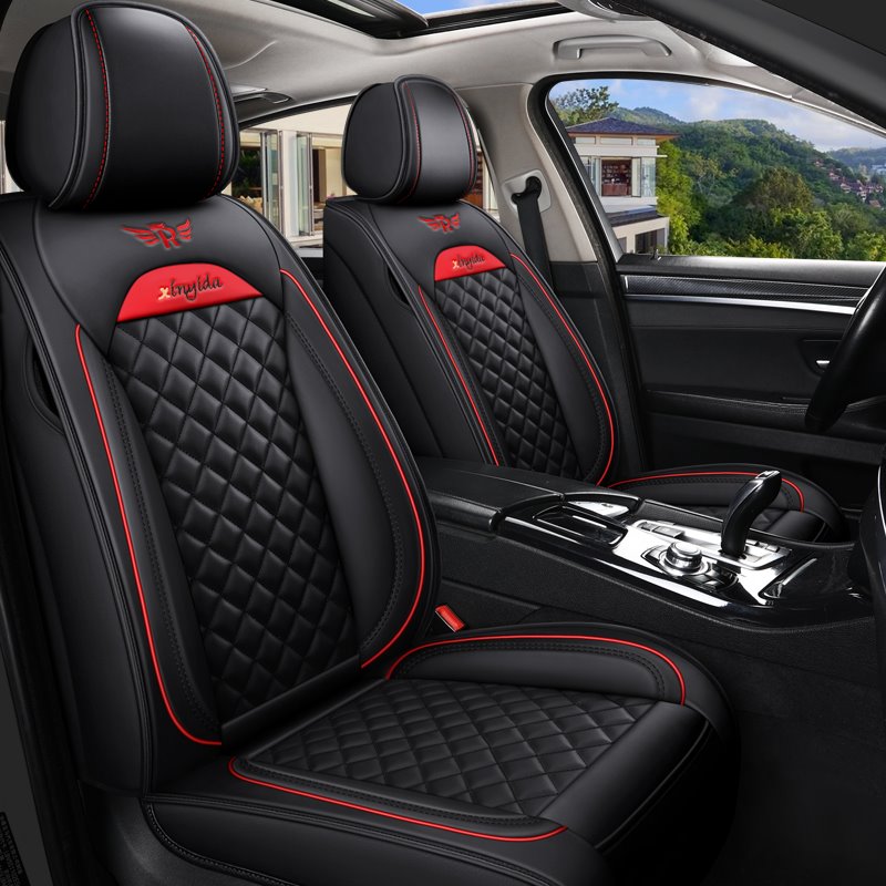 Wear-resistant Leather Universal Fit Seat Covers Suitable for Most 5 Seats Cars and Pickup Trucks - Image 3
